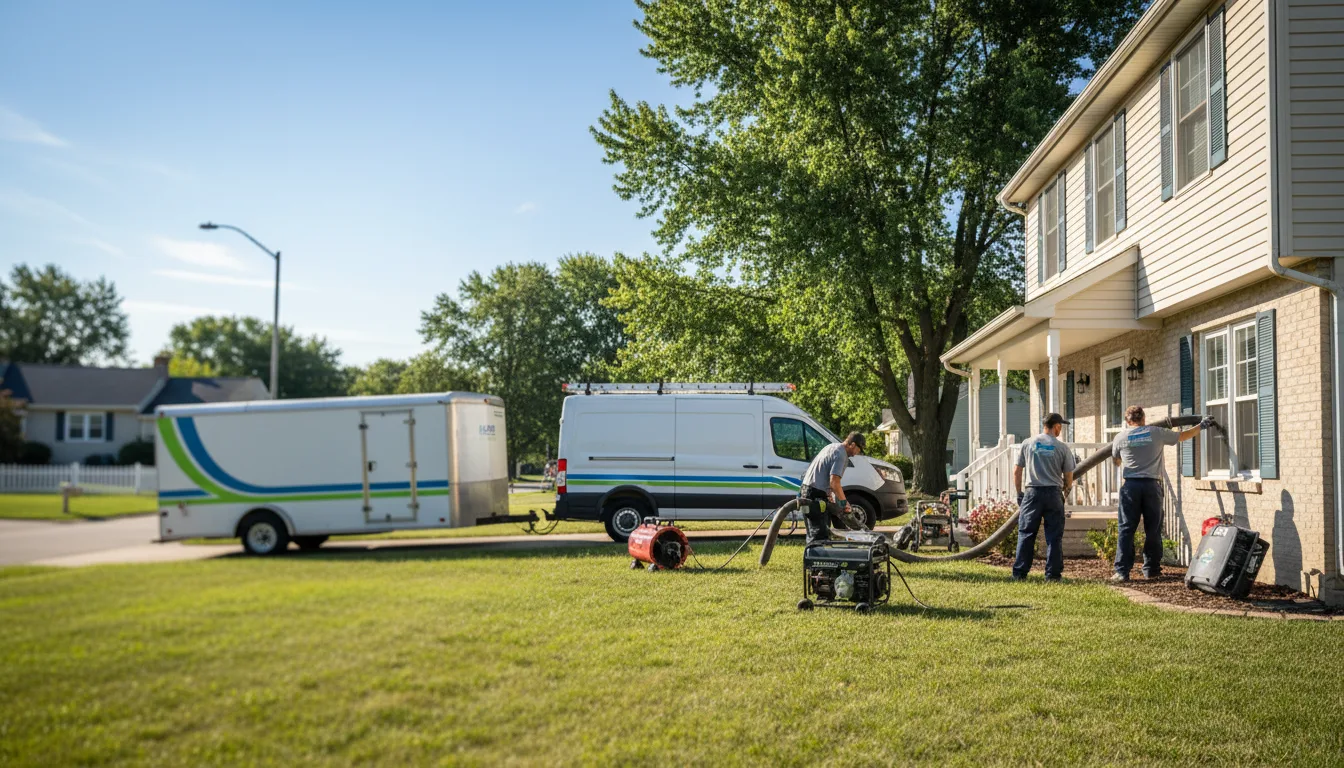 Flooded Basement Restoration And Cleanup With Repair in Lockridge, IA near me